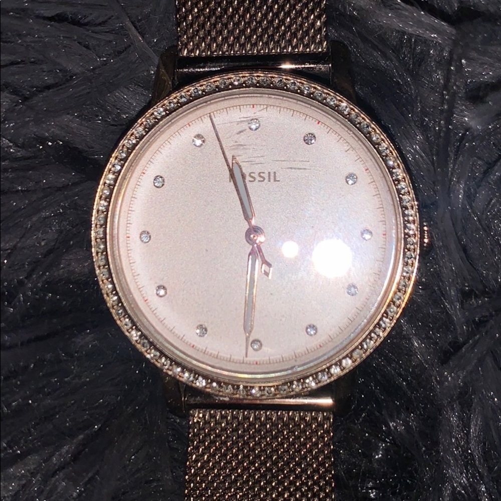 Fossil Watch (Rose Gold)